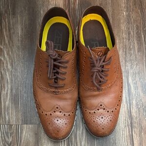 Cole Haan Tan Leather Men's Oxfords